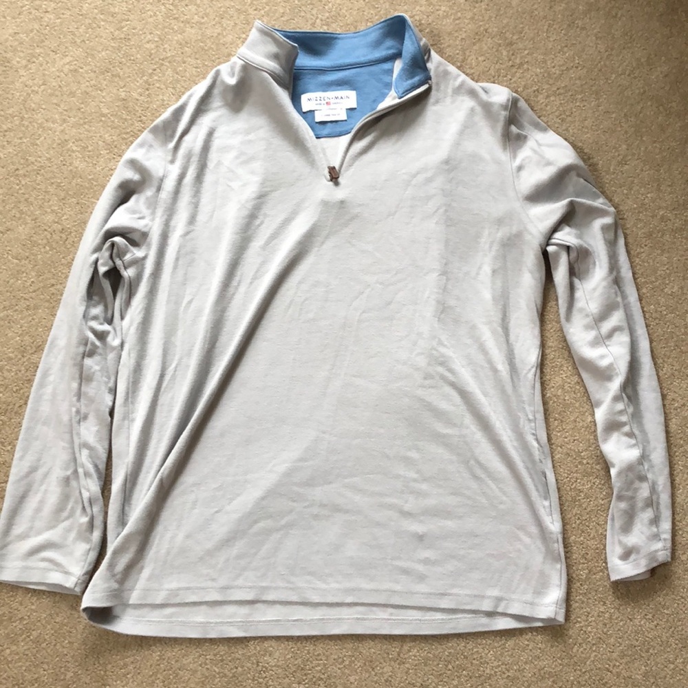 Mizzen + Main quarter zip shirt